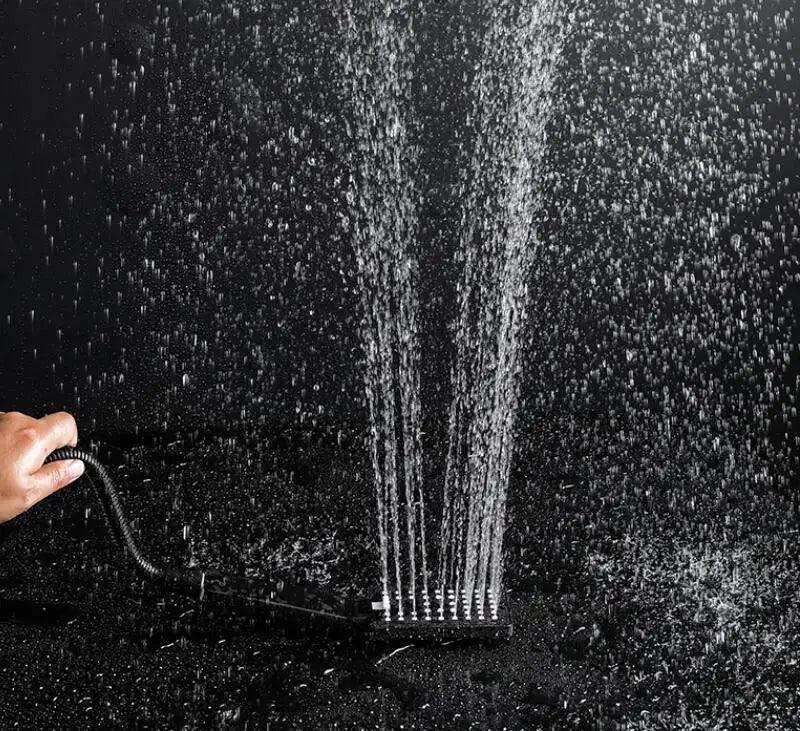 Shower Head Black Water Saving