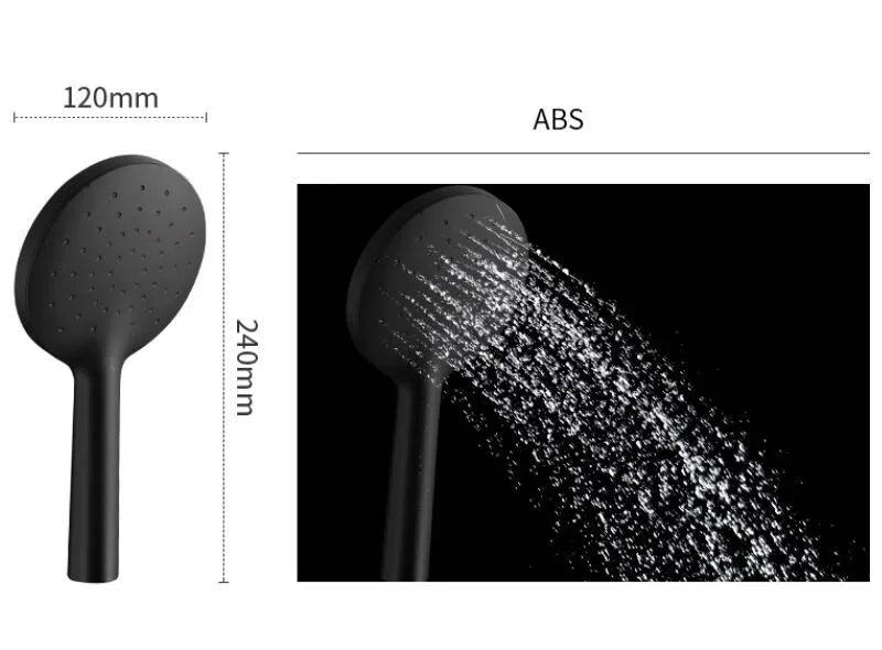 Shower Head Black Water Saving