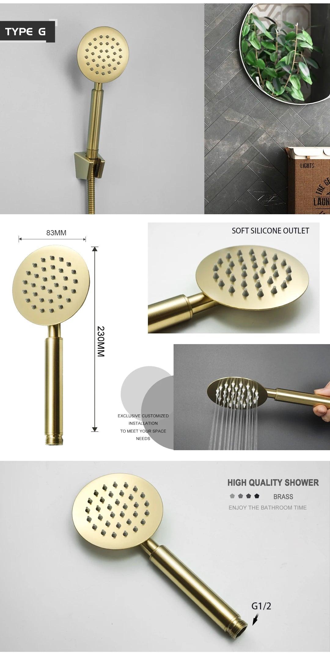 Shower Head Gold