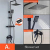 Black Shower Set