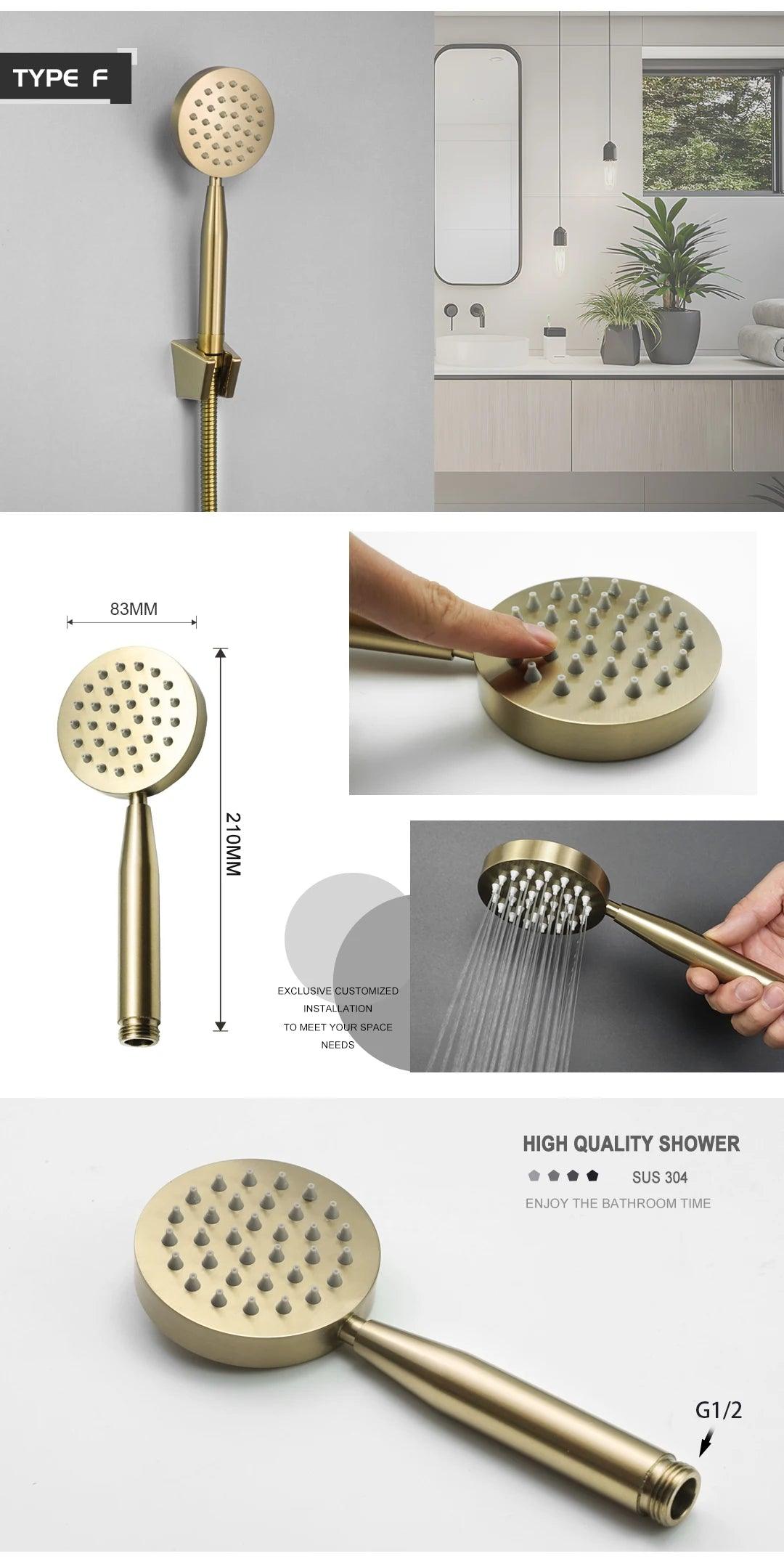 Shower Head Gold