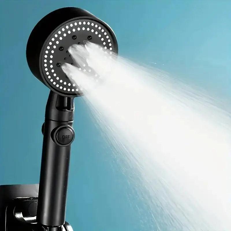 Inofsto-Adjustable Black Shower Head