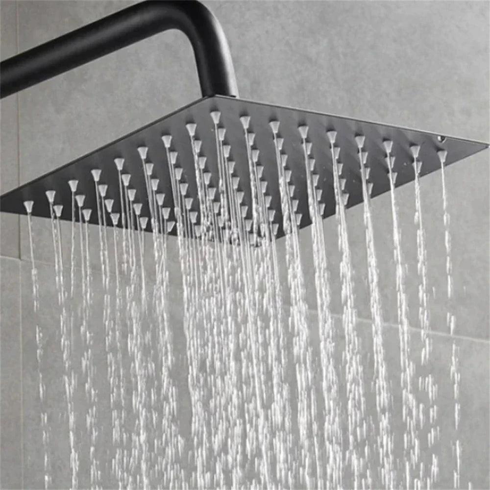 Black Shower Set