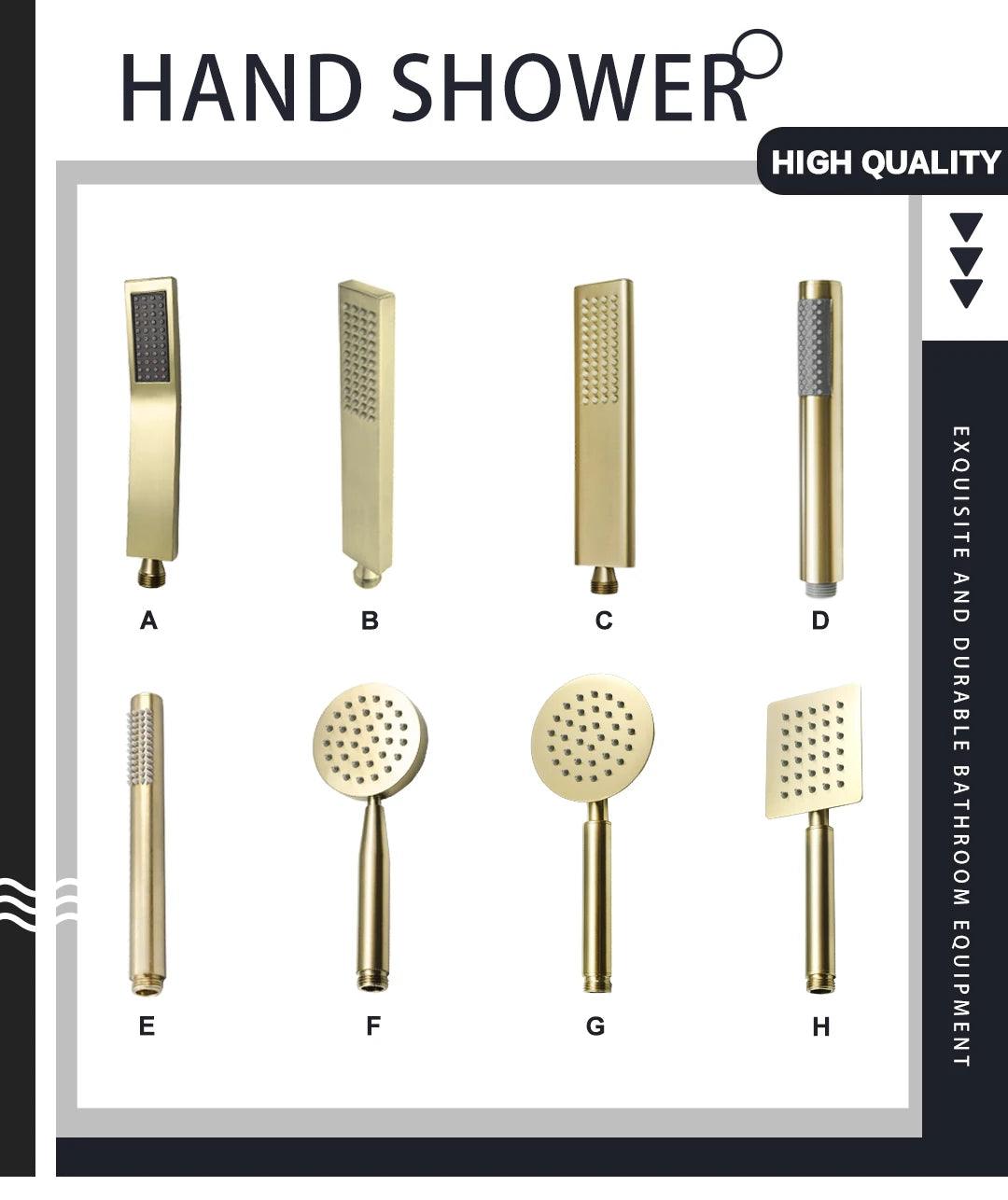 Shower Head Gold