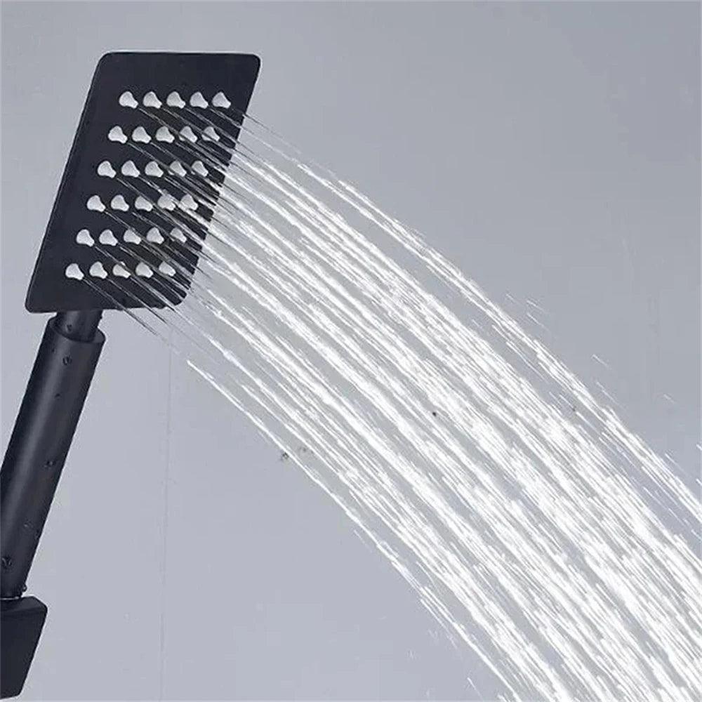 Black Shower Set