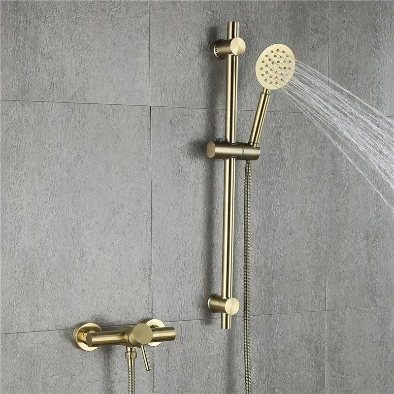 Gold Bathroom Shower System