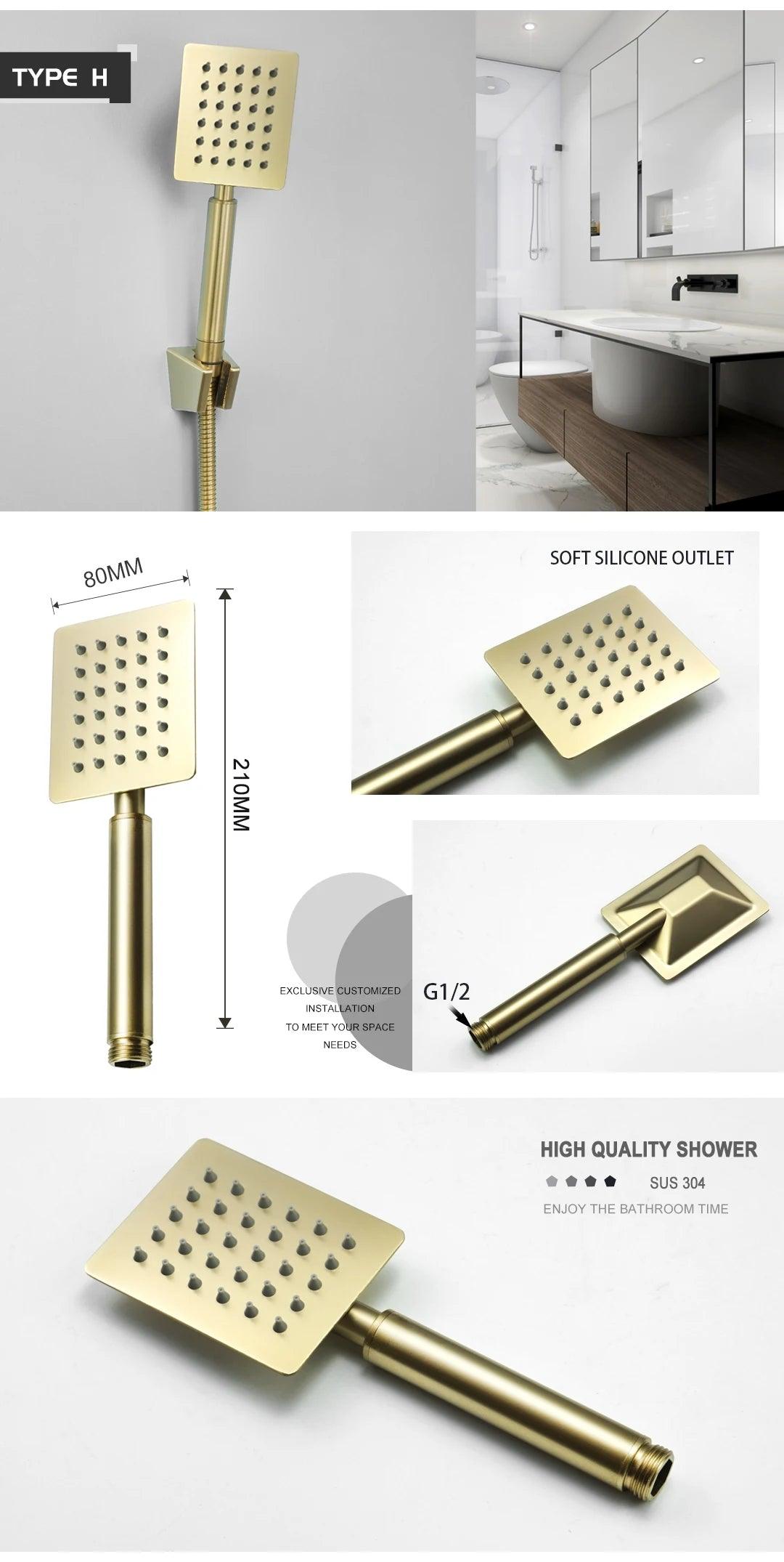 Shower Head Gold