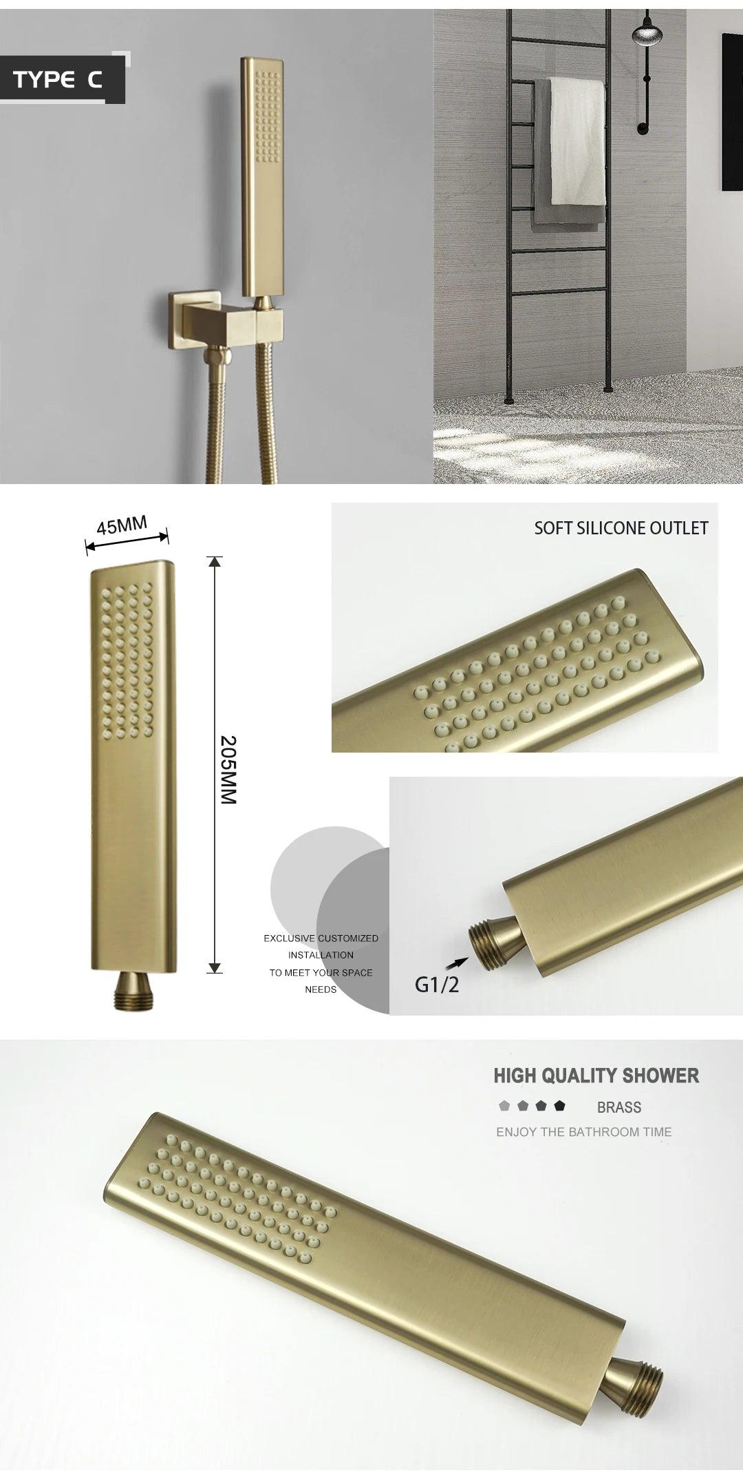 Shower Head Gold