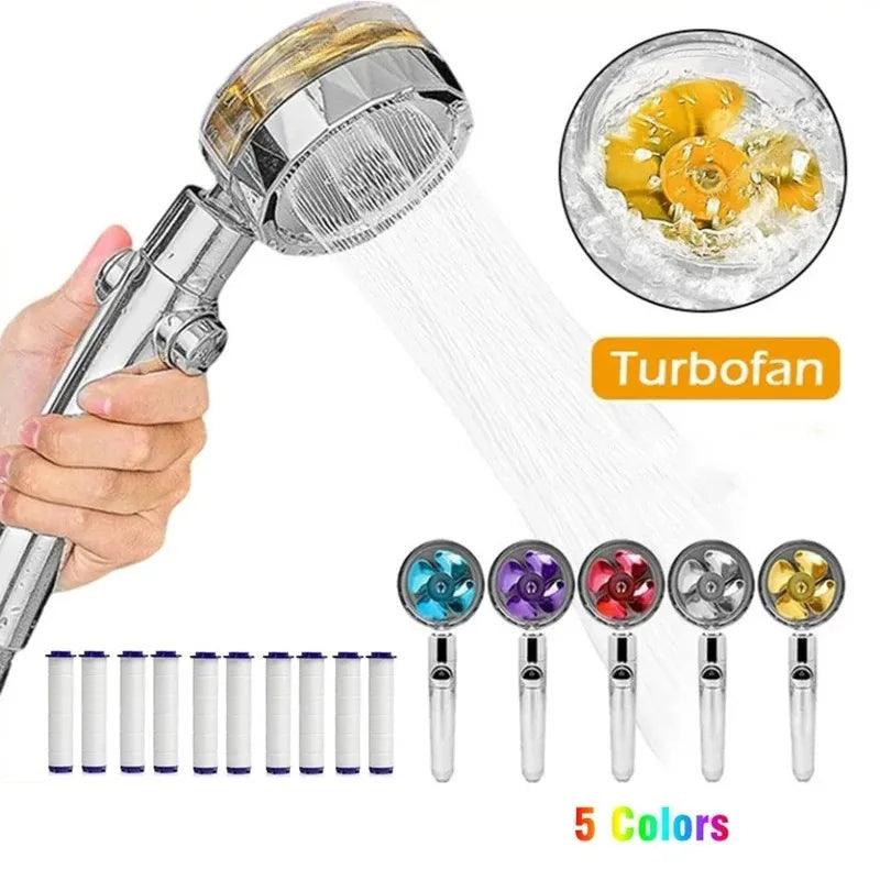 Shower Head Turbo Fan